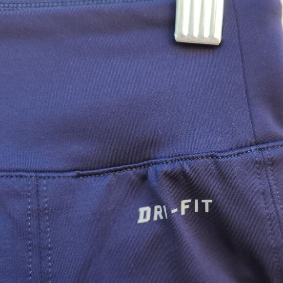 NIKE Navy and White Mesh Pleated Tennis Skort - Picture 9 of 11